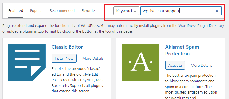 Plugin WordPress Live Chat
