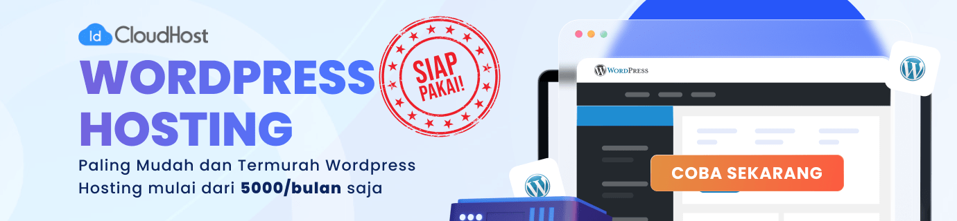 Order WordPress Hosting IDCloudHost