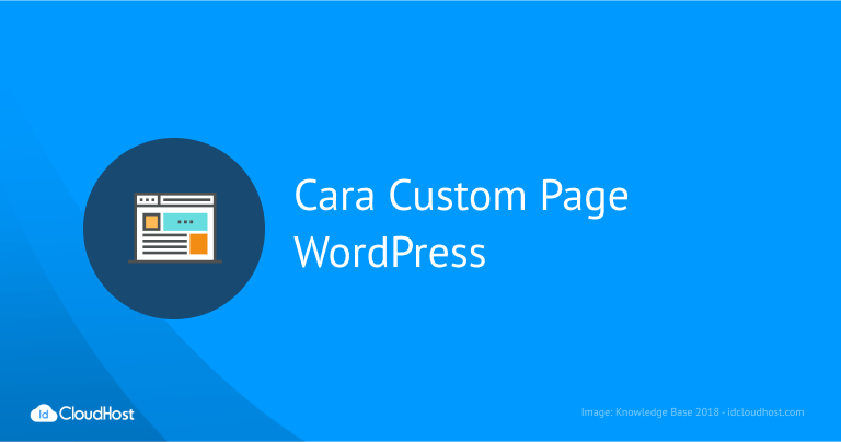 Cara Custom Page WordPress