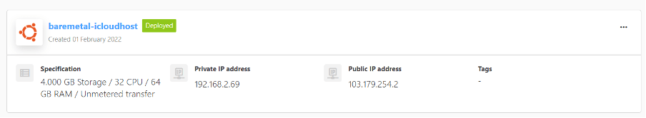 Cara Order Layanan Bare Metal Server di IDCloudHost
