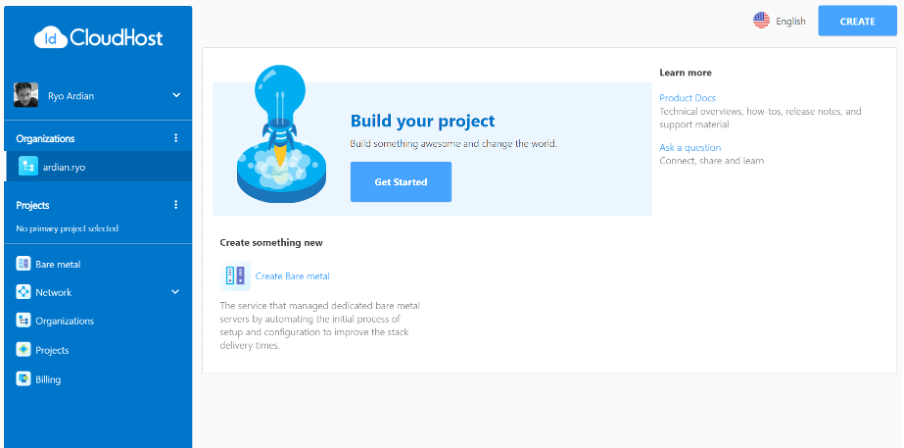 Cara Order Layanan Bare Metal Server di IDCloudHost