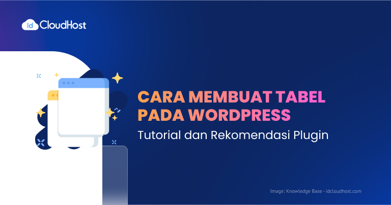 Cara Membuat Tabel di WordPress