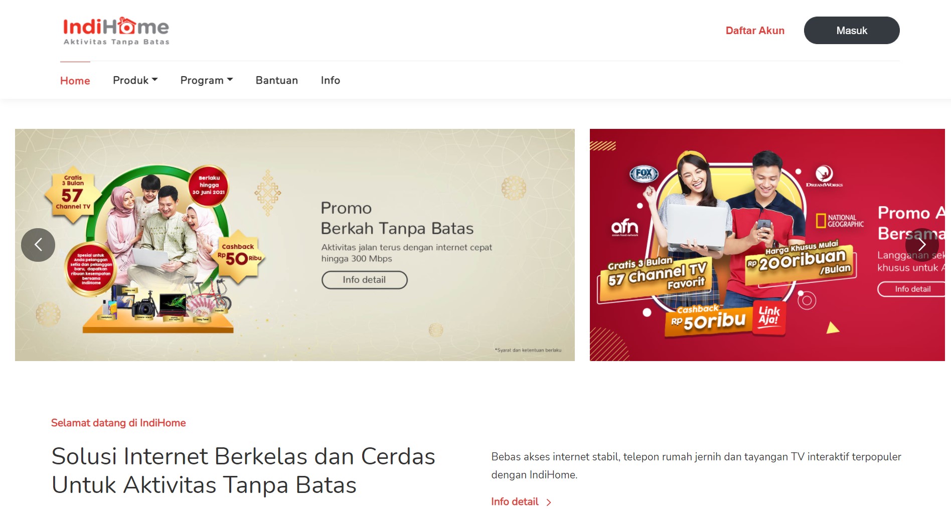 Daftar Harga Paket WiFi IndiHome 2022