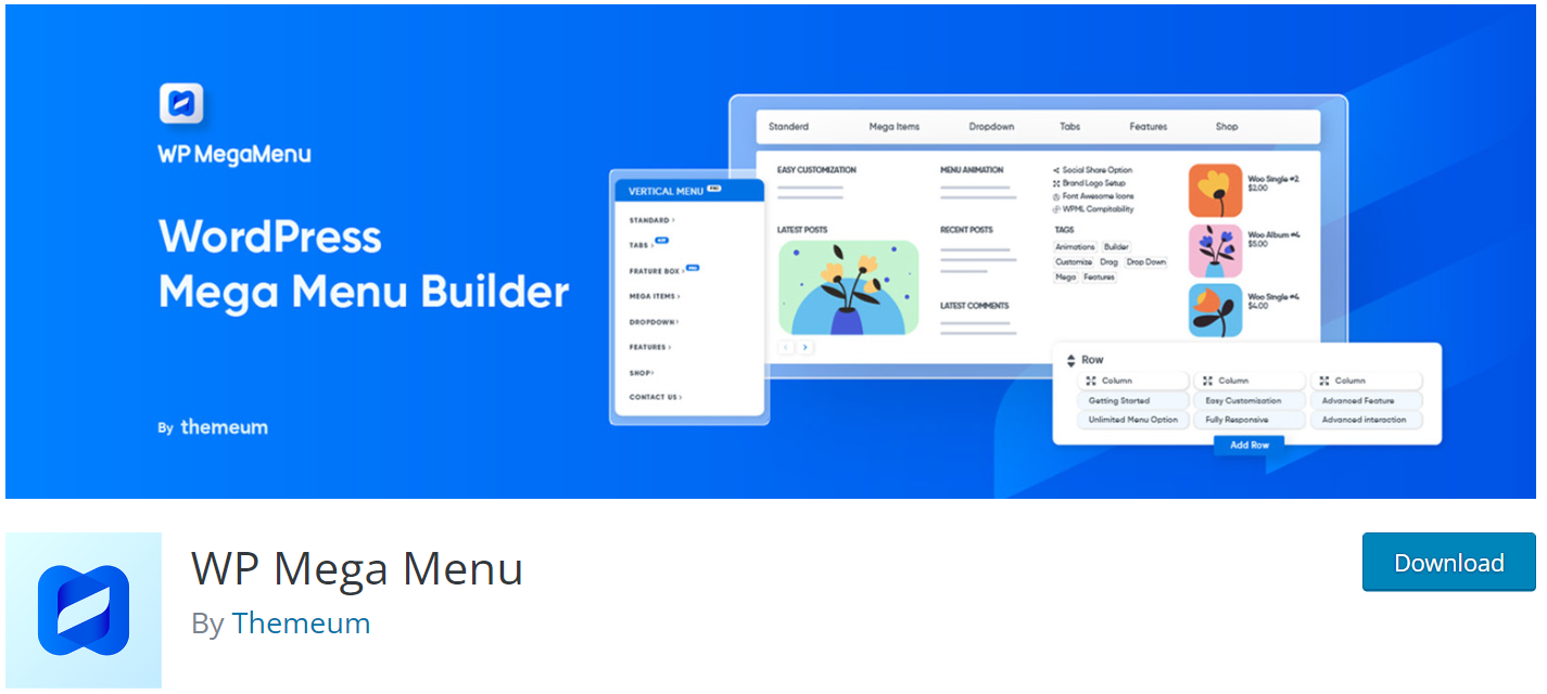 plugin menu wordpress wp mega menu