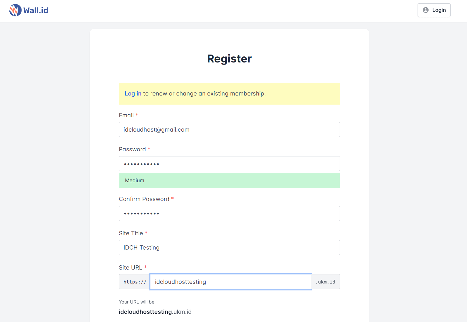 website instan idcloudhost