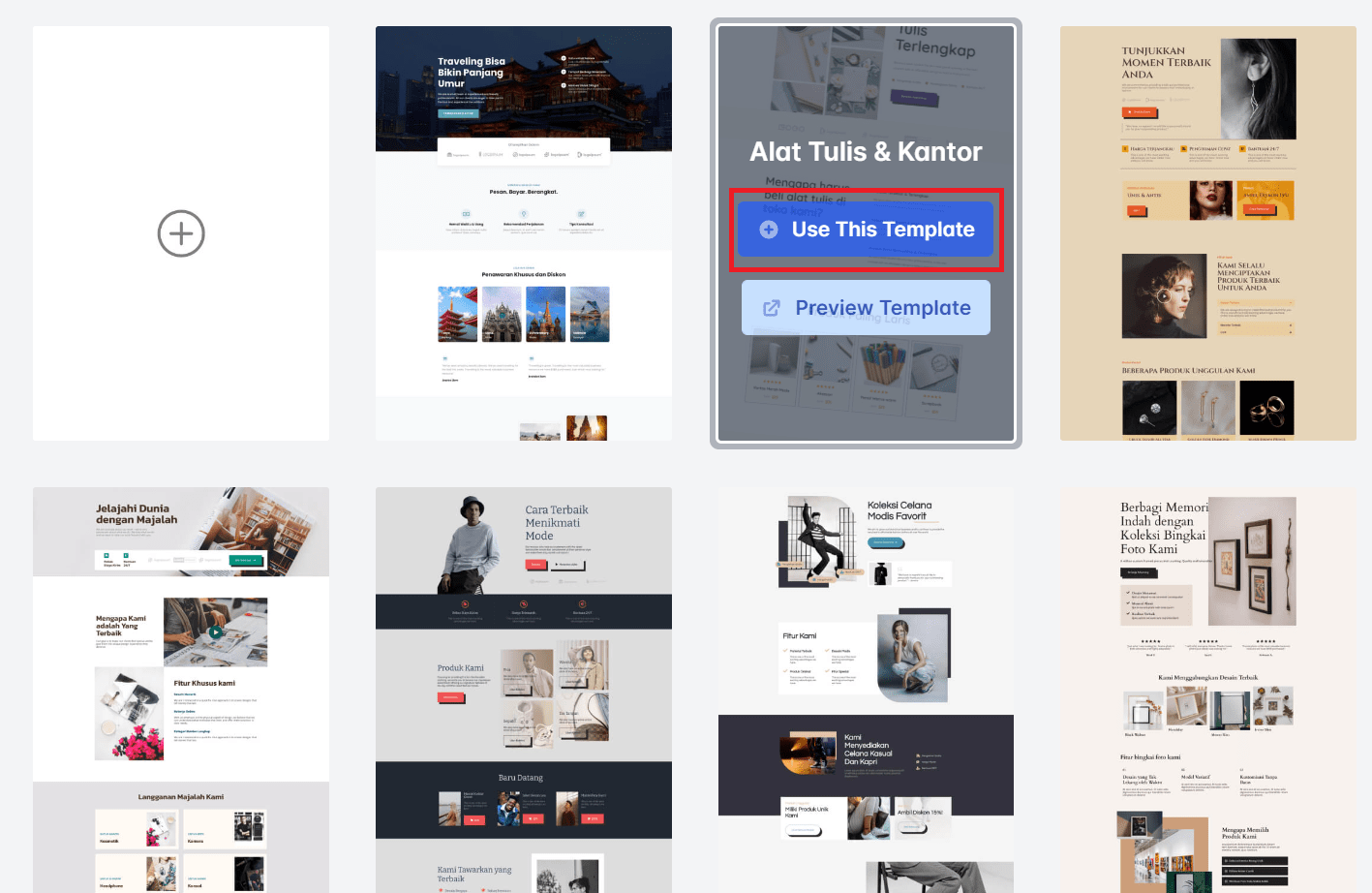 cara membuat landing page