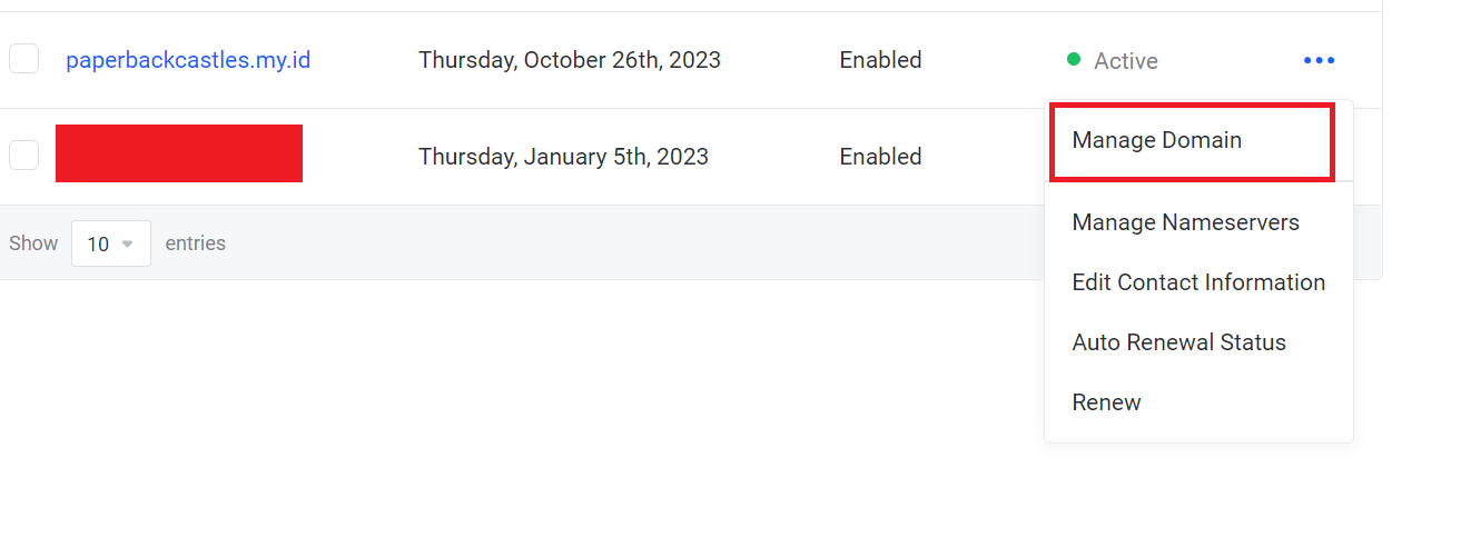 Cara Custom Domain di Website Instan IDCloudHost