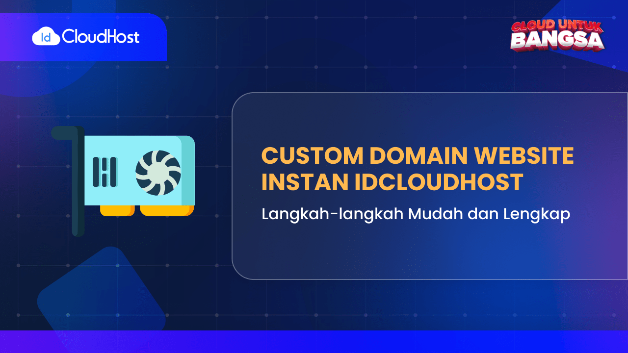 Cara Custom Domain di Website Instan IDCloudHost