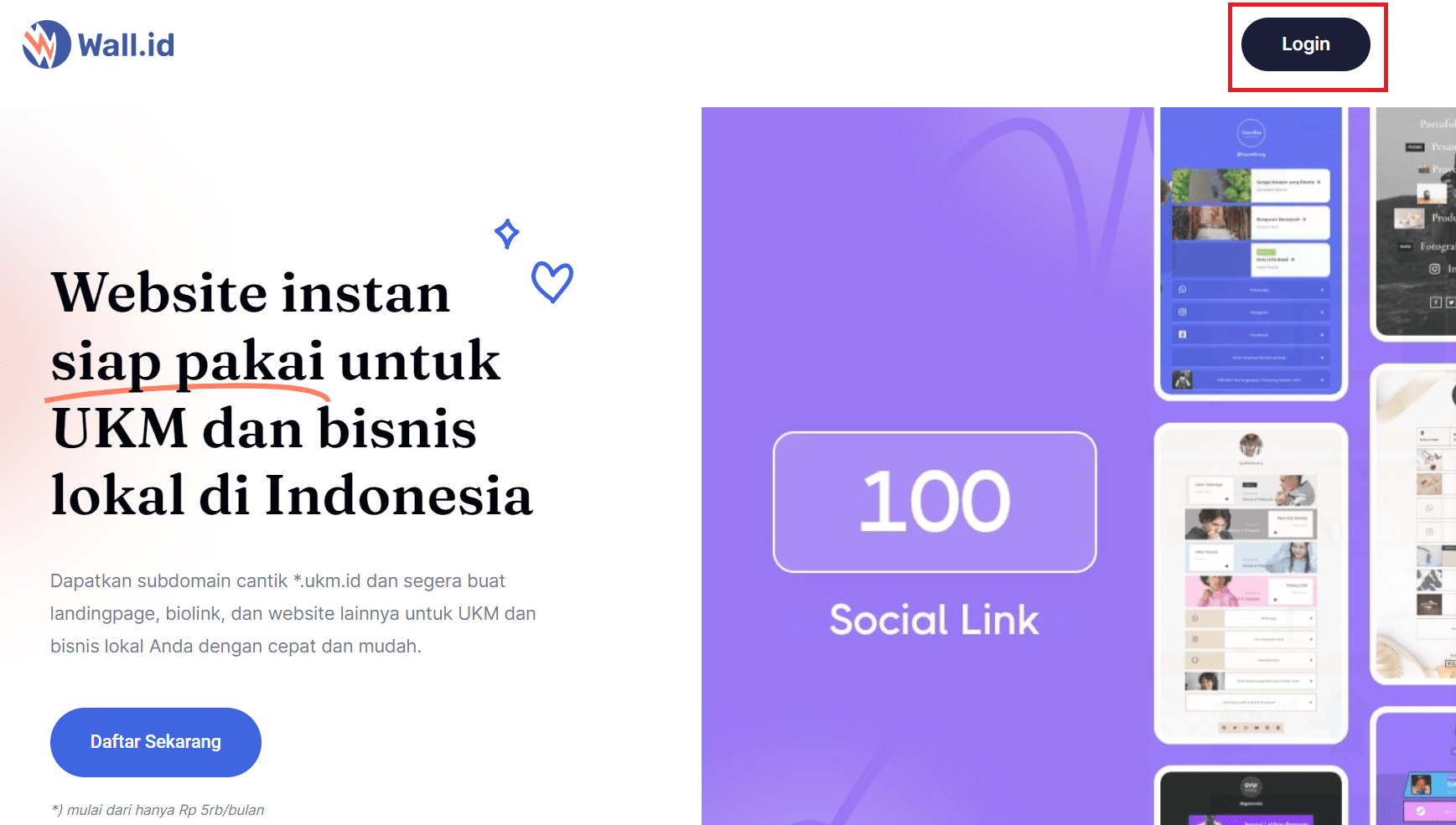 Custom Domain di Wall.id