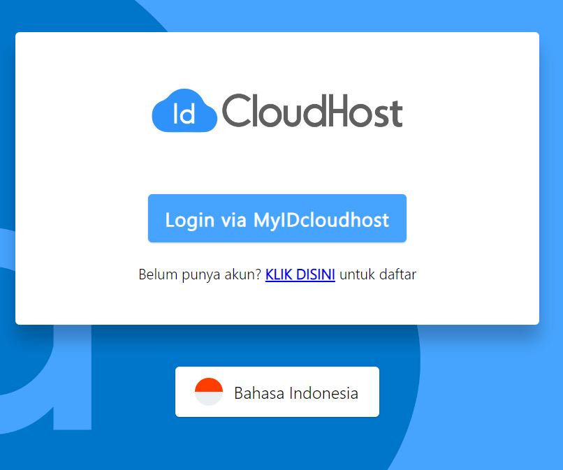 registrasi akun awan idcloudhost