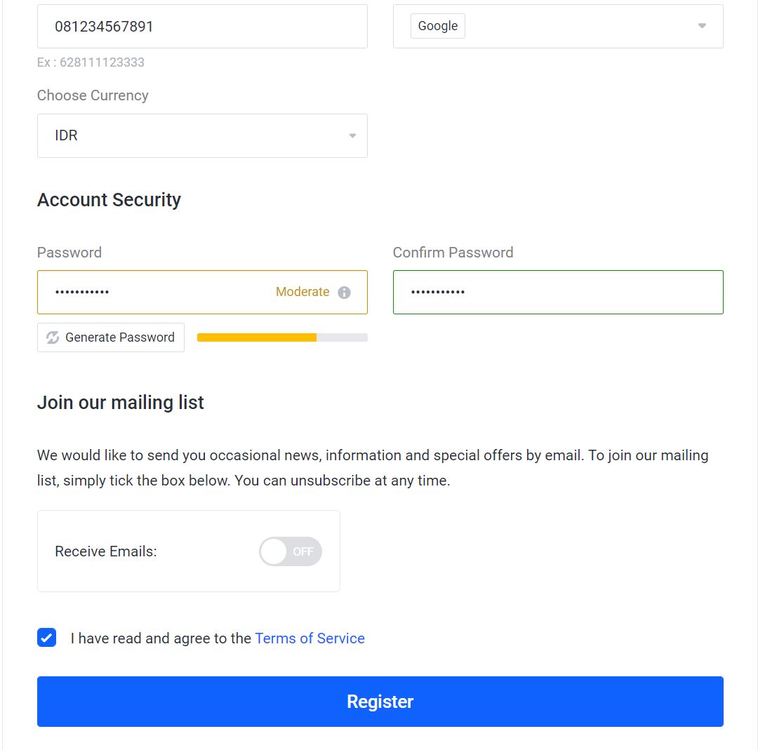 registrasi akun awan idcloudhost