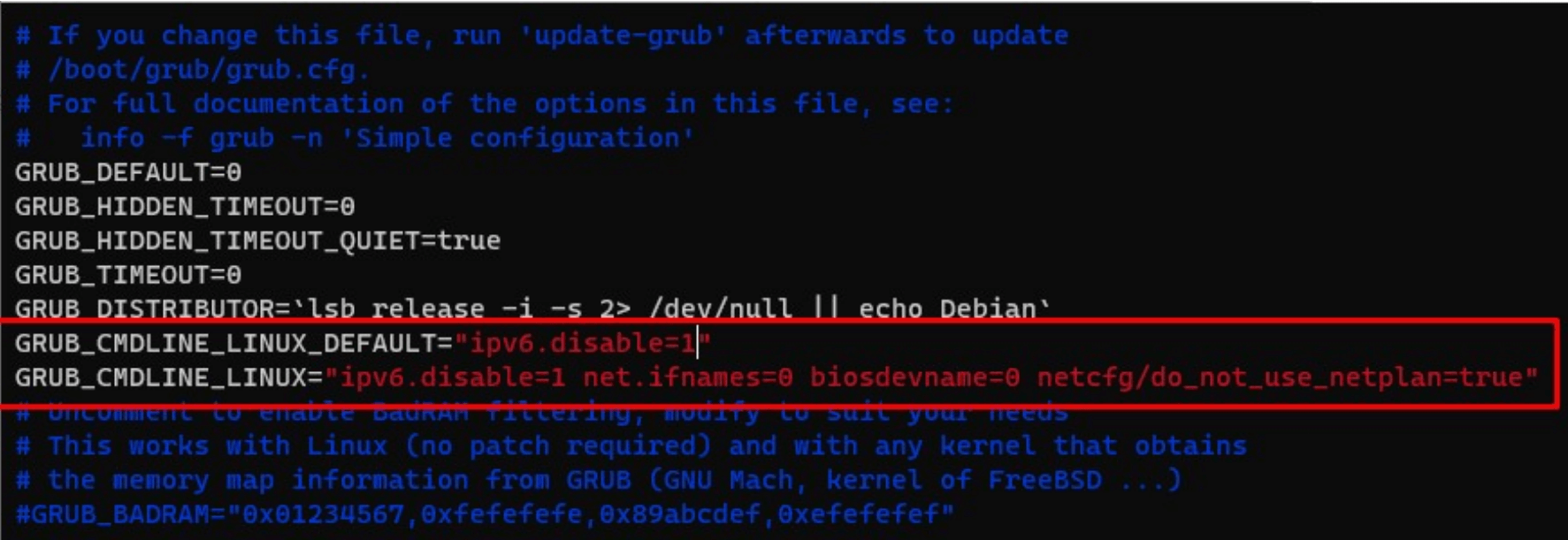 Cara disable IPv6 pada Sistem Operasi Ubuntu