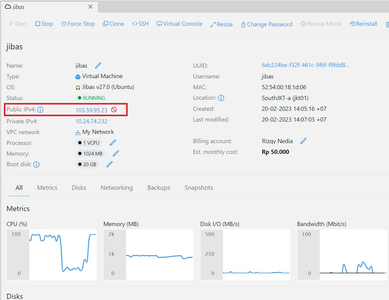 install jibas cloud vps idcloudhost