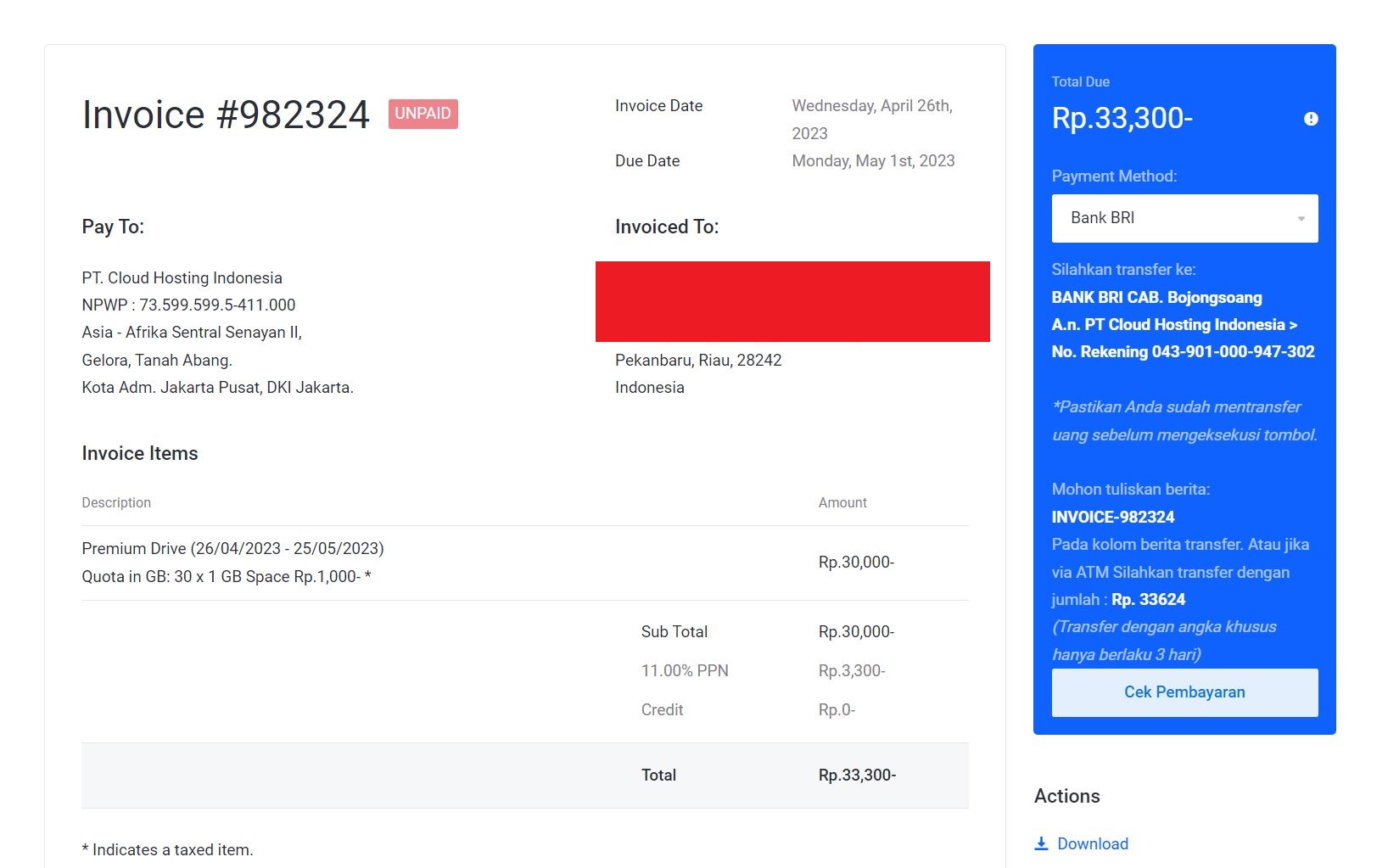 Cara Order Nextcloud Premium (Cloud Storage)