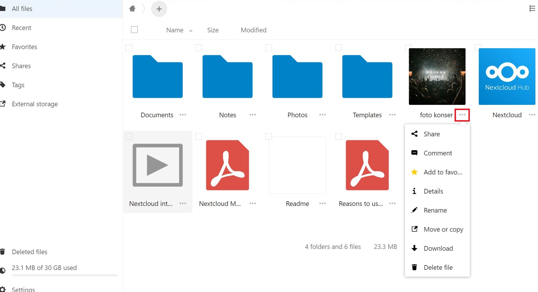 cara upload file di nextcloud tutorial nextcloud 