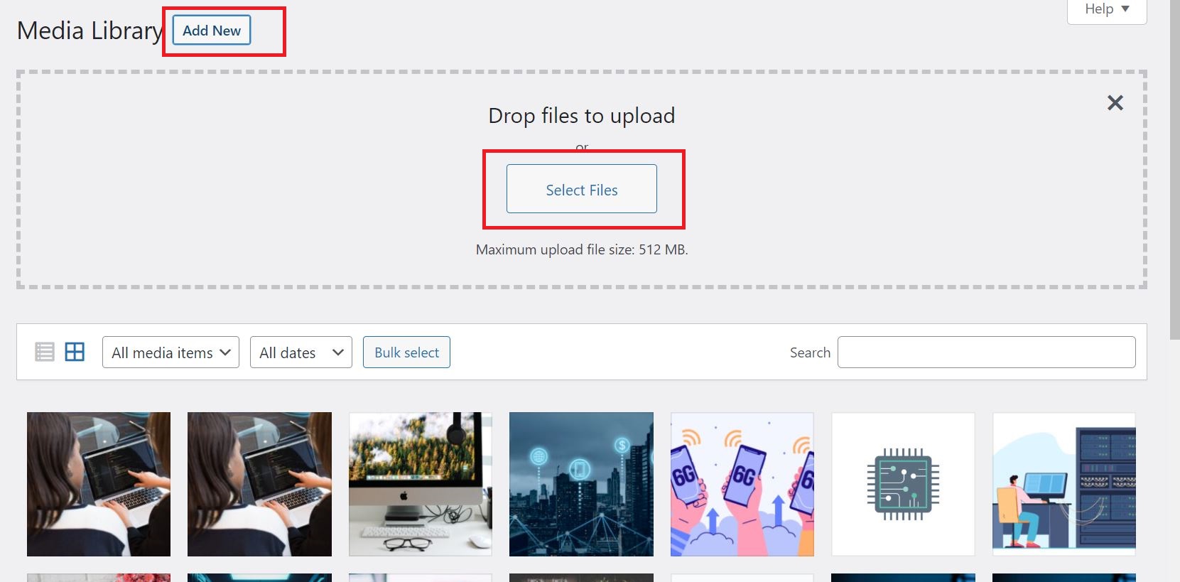 Cara Menggunakan Image Media di WordPress
