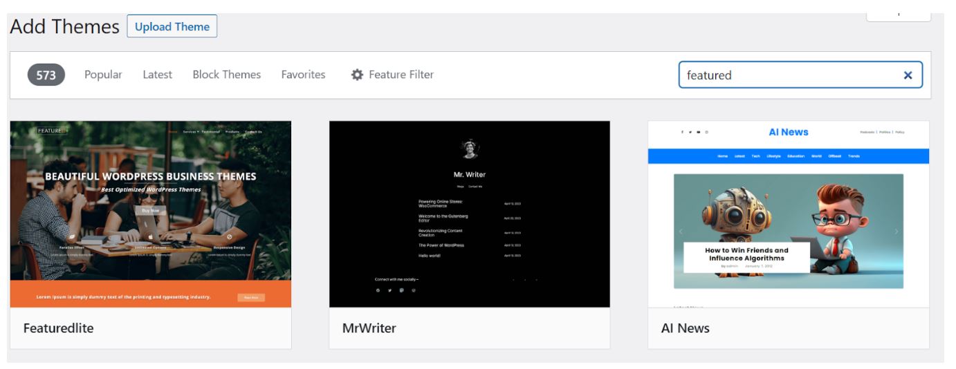 cara instalL tema wordpress