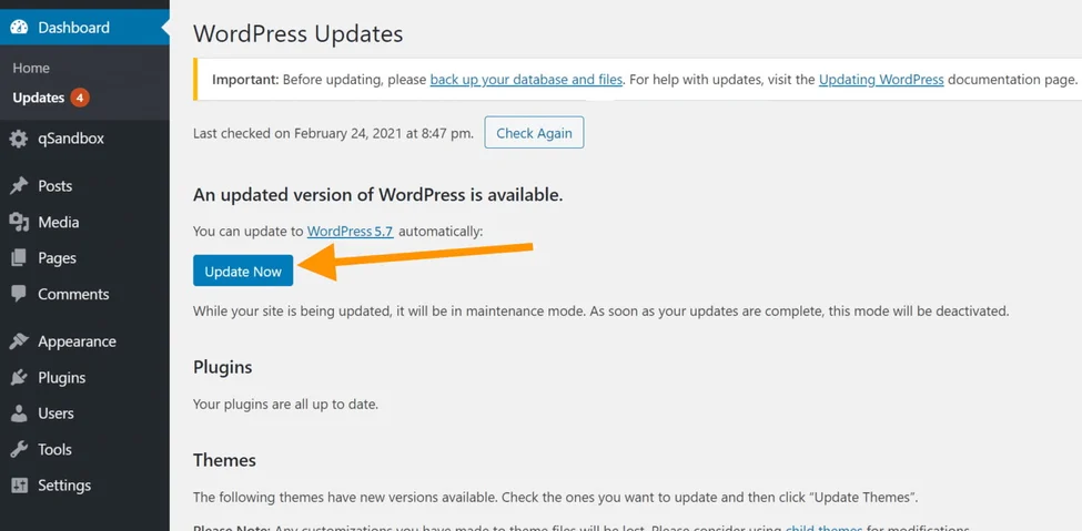 Cara Update WordPress ke Versi Terbaru Cara Update WordPress ke Versi Terbaru