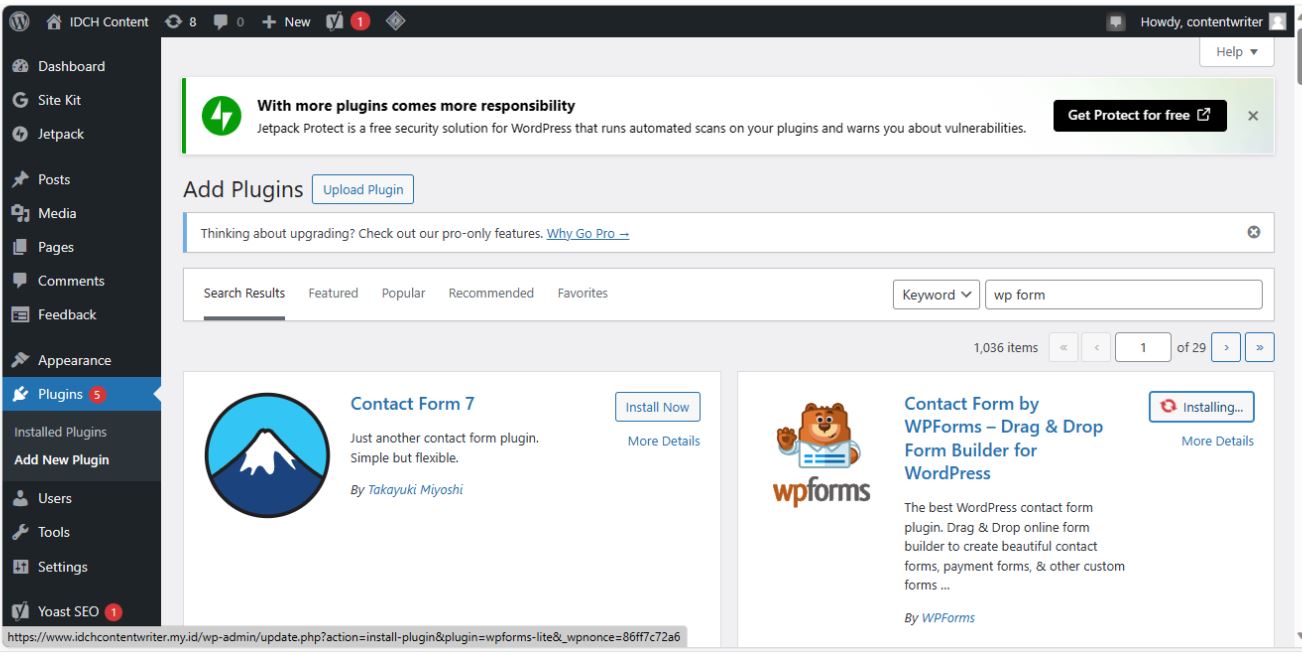 AMP Form di WordPress