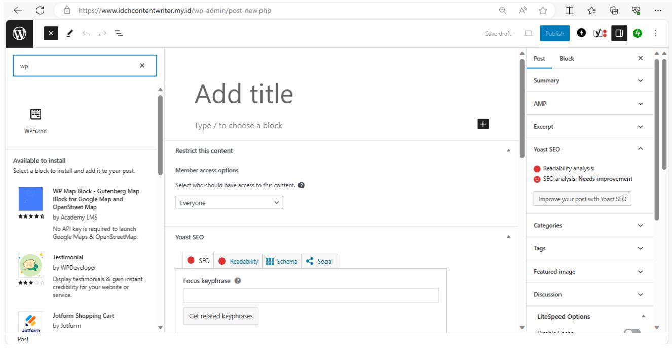 Cara Custom Form di WordPress