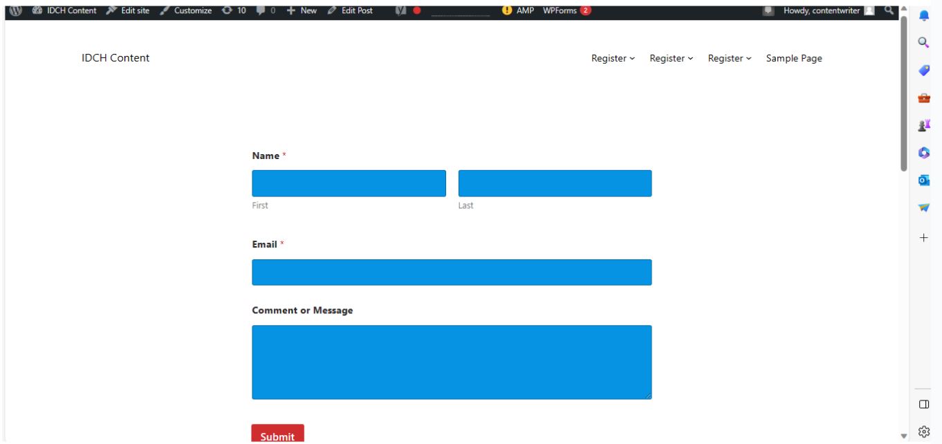 tutorial membuat formulir di wordpress
